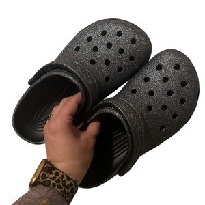 Glitter crocs